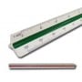 Escalímetro Faber-Castell 1 :100 :200 :250 :300 :400 :500
