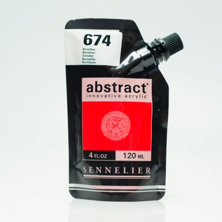 Acrílico Abstract Amarillos, Naranjas Y Rojos 120 ml Sennelier