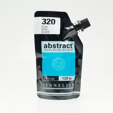 Acrílico Abstract Azules y Verdes 120 ml Sennelier