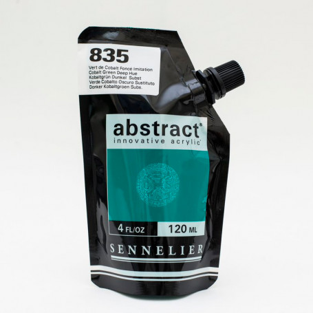 Acrílico Abstract Azules y Verdes 120 ml Sennelier