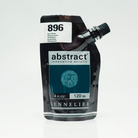 Acrílico Abstract Azules y Verdes 120 ml Sennelier