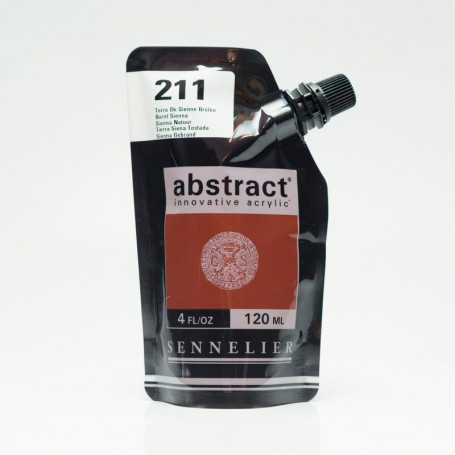 Acrílico Abstract Blancos, Negros y Tierras 120 ml Sennelier