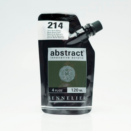 Acrílico Abstract Blancos, Negros y Tierras 120 ml Sennelier