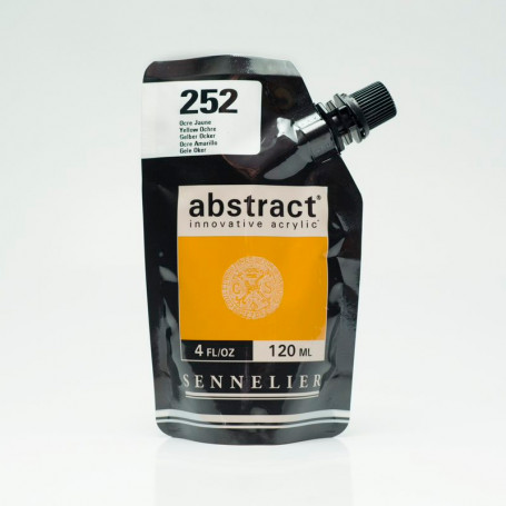 Acrílico Abstract Blancos, Negros y Tierras 120 ml Sennelier