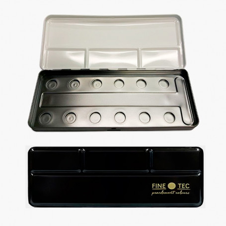 Caja Metal para Acuarelas Finetec