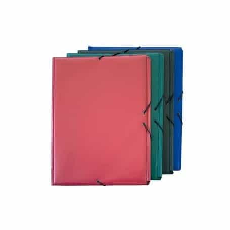 Carpeta Forrada en PVC - Folio Prolongado Azul