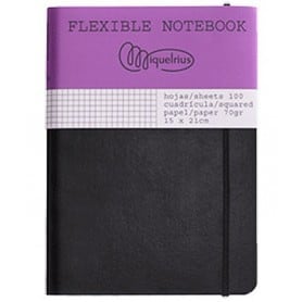 Flexible Notebook Miquelrius 100 hojas Negro