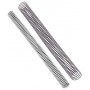 Pack de 100 espirales metálicas plata 12 mm