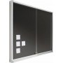 Vitrina de corcho tapizada 80 x 100 cm