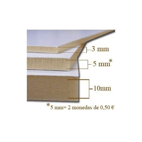 Caja 56 planchas Cartón pluma 3 mm - A4