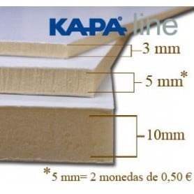 Caja 40 planchas Cartón pluma 3 mm - A0