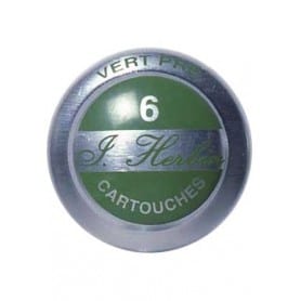 Cartuchos tinta HERBIN verde prado Caja 6 unidades