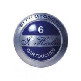 Cartuchos tinta HERBIN azul myosotis Caja 6 unidades