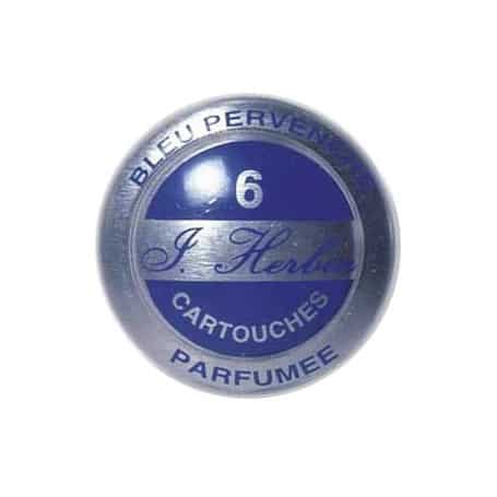 Cartuchos tinta HERBIN azul pervenche Caja 6 unidades