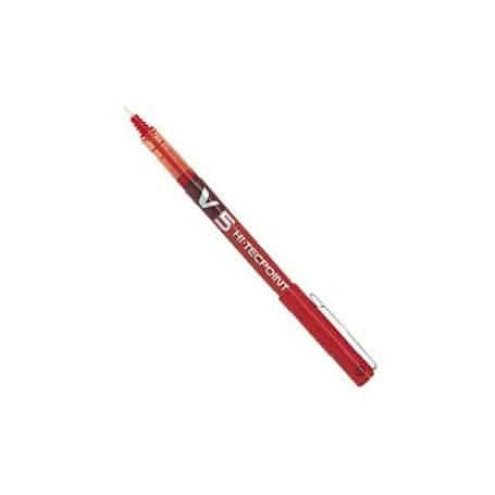 Rotulador Pilot V5 rojo