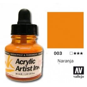 Tinta acrílica Acrylic Artist Ink 003 Naranja