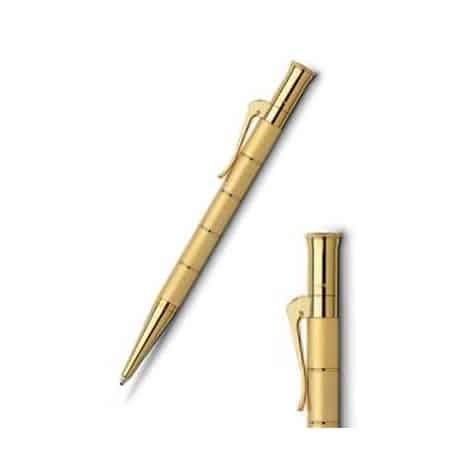 Bolígrafo Graf Von Faber-Castell Anello Bañado en oro