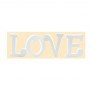 Set 4 letras LOVE Décopatch