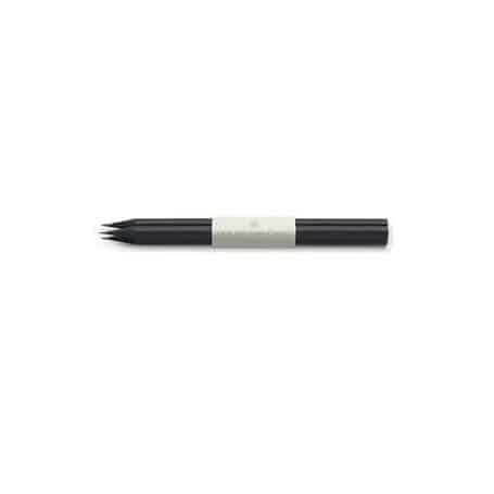 Tres lápices de escritorio Graf Von Faber-Castell Grabados negro