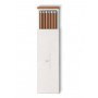 6 lápices de escritorio Graf Von Faber-Castell Botón plateado