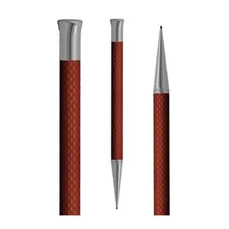 Portaminas Graf Von Faber-Castell Guilloche Rojo