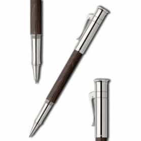 Roller ball Graf Von Faber-Castell Grenadille Acabado en platino