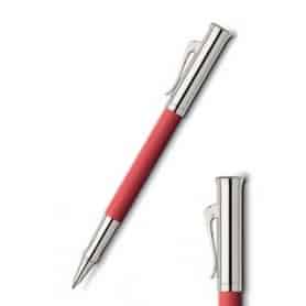 Roller ball Graf Von Faber-Castell Guilloche Rojo coral