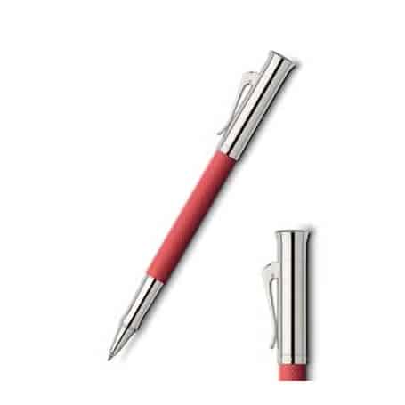 Roller ball Graf Von Faber-Castell Guilloche Rojo coral