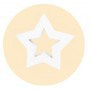 Estrella para colgar Décopatch