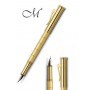 Estilográfica Graf Von Faber-Castell Anello Trazo M bañada en oro