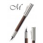 Estilográfica Graf Von Faber-Castell Guilloche Coñac trazo M