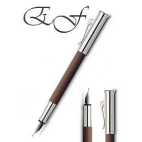 Estilográfica Graf Von Faber-Castell Guilloche Coñac trazo EF