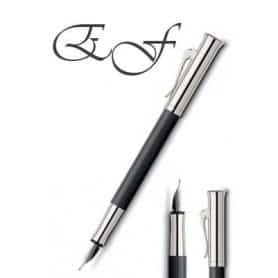 Estilográfica Graf Von Faber-Castell Guilloche Negro trazo EF