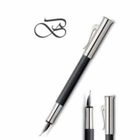 Estilográfica Graf Von Faber-Castell Guilloche Negro trazo B