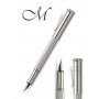 Estilográfica Graf Von Faber-Castell Plata de ley trazo M