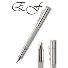 Estilográfica Graf Von Faber-Castell Plata de ley trazo EF