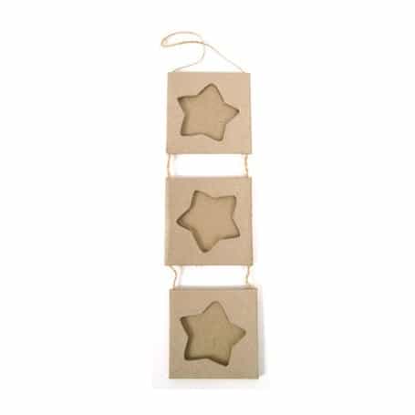 3 Marcos mini estrella Décopatch