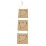 3 Marcos mini corazón Décopatch