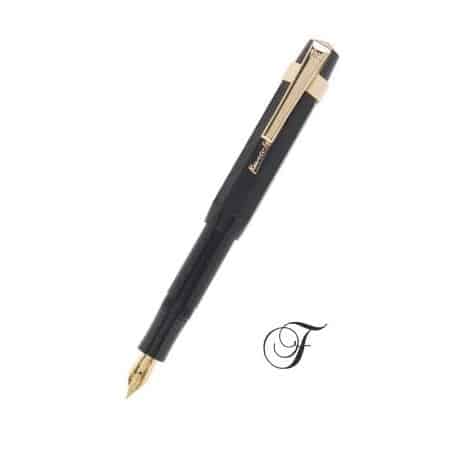 Estilográfica Kaweco Sport guilloche negra F