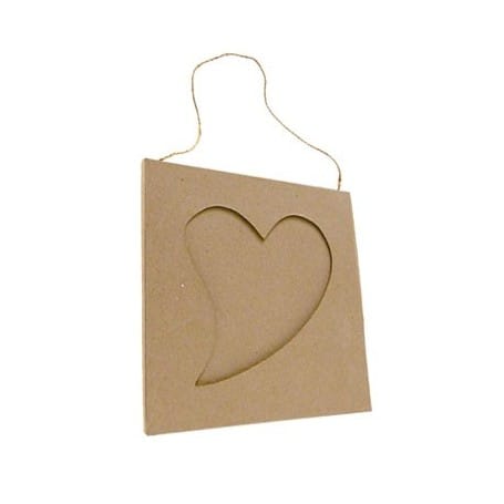 Marco plano corazón Décopatch
