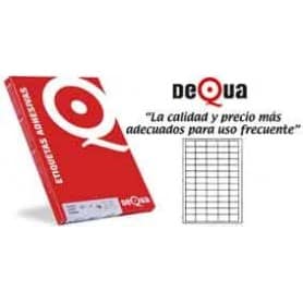 2100 etiquetas cantos rectos Dequa 70 x 42,4 mm