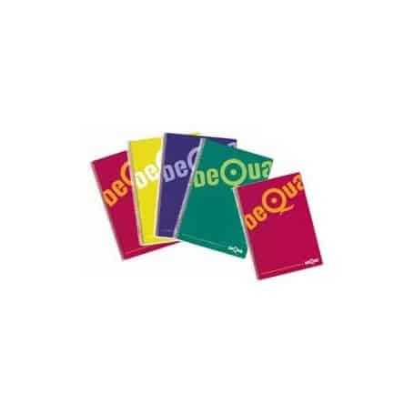 Cuaderno Folio Tapa Dura Colores Dequa