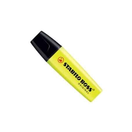 Rotulador fluorescente Stabilo Boss amarillo